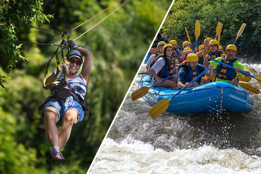 Rafting & Zip Line Combo