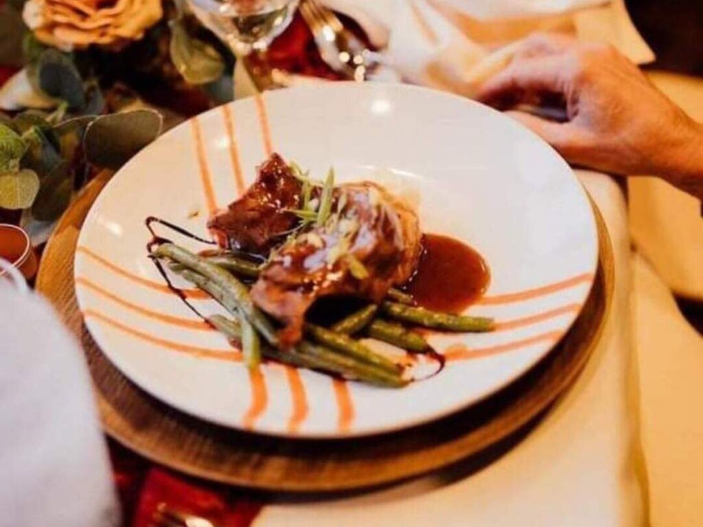 Plate created by Fine Dining Chefs