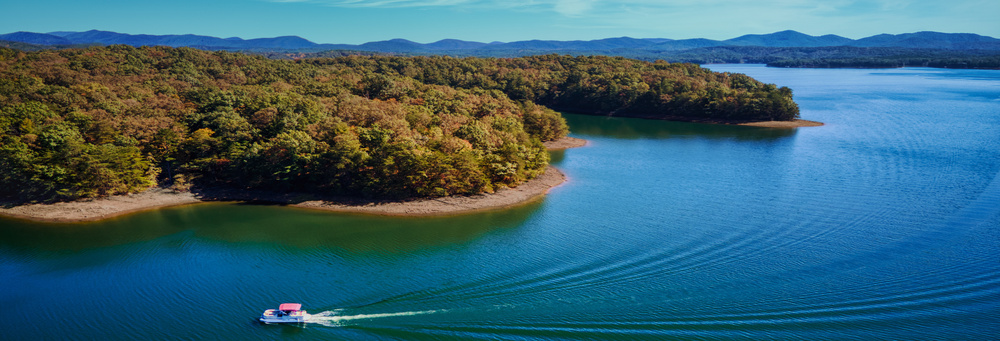 Aerial View of Blue Ridge Lake