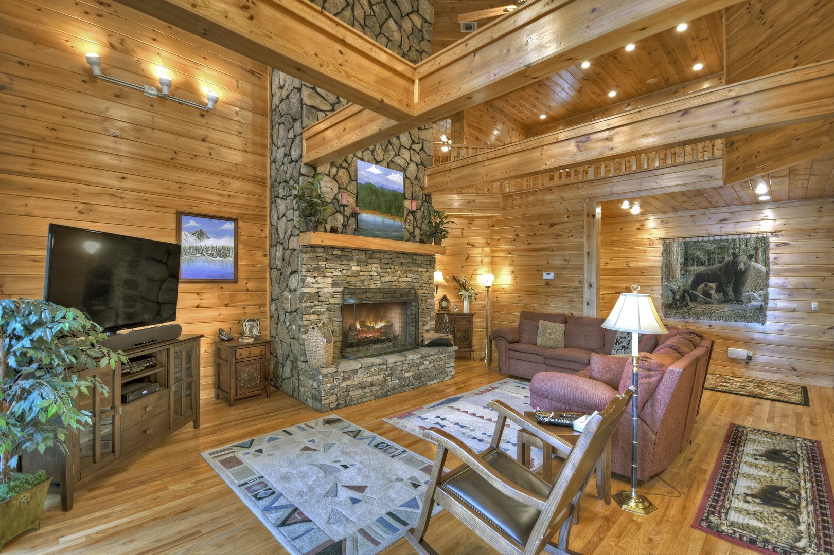 Living Room Of Vacation Rental When In Rome