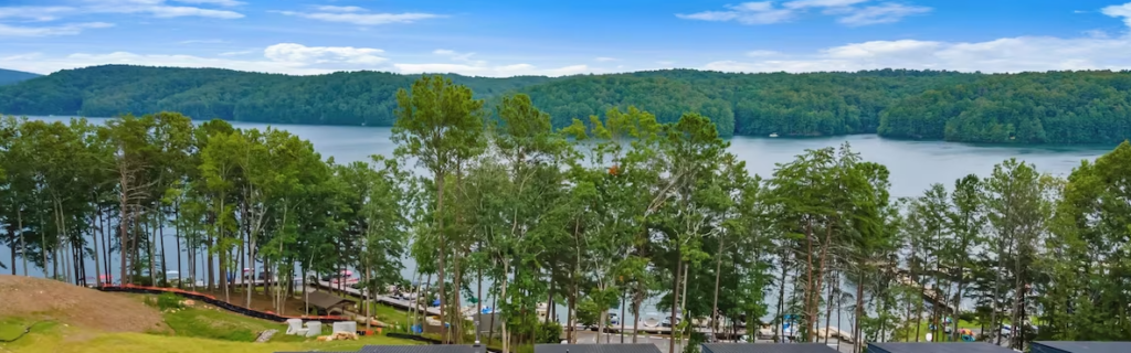 Roof Top view of Lake Arrowhead Waleska Georgia