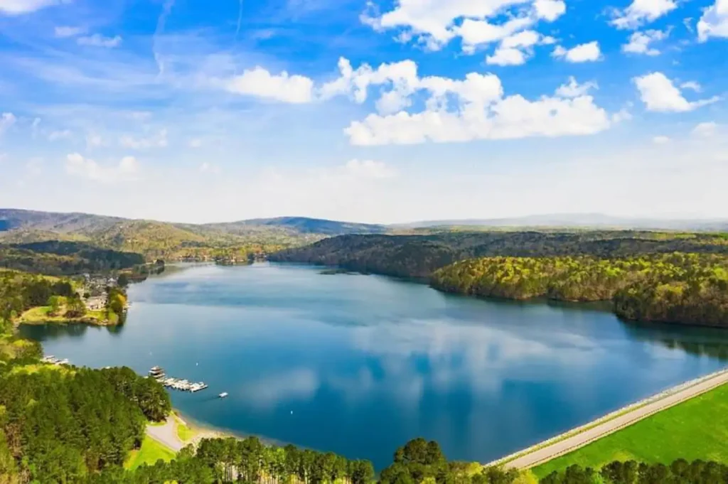 Lake ArrowHead From Above